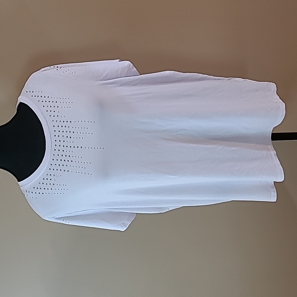 • Laura • White Embellished Women's Top
